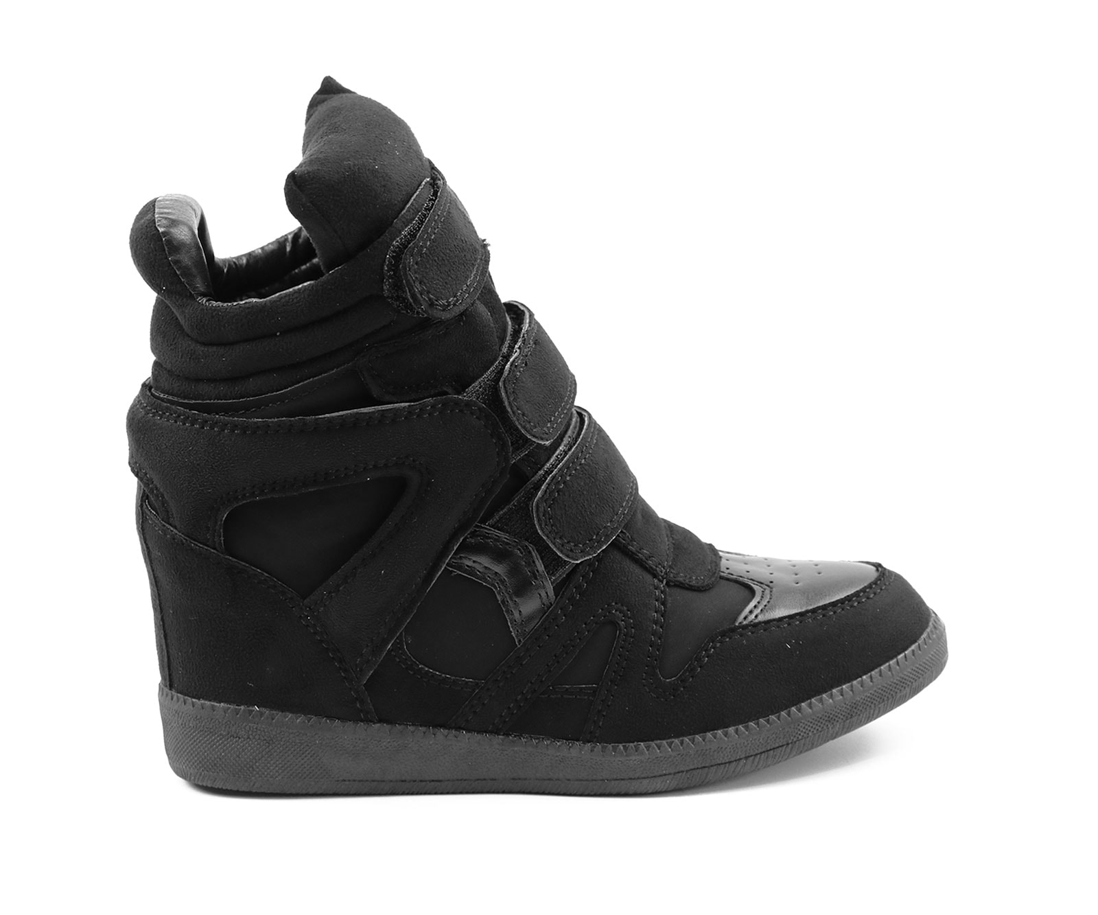 Conform ik ben slaperig Stijgen Wedge Sneakers met sleehak - zwart - Shoe Level - Nederland